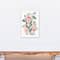Painted Pastel Flowers 12" x 18" Canvas Wall Art